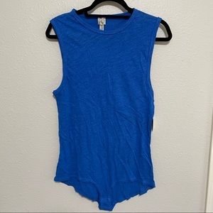 Free People All The Time Bodysuit Blue Size M NWT